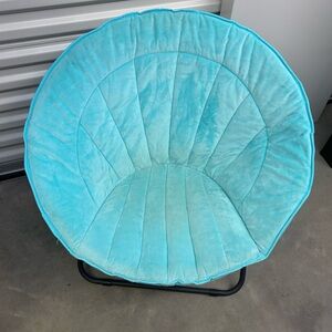 Aqua Papasan Chair